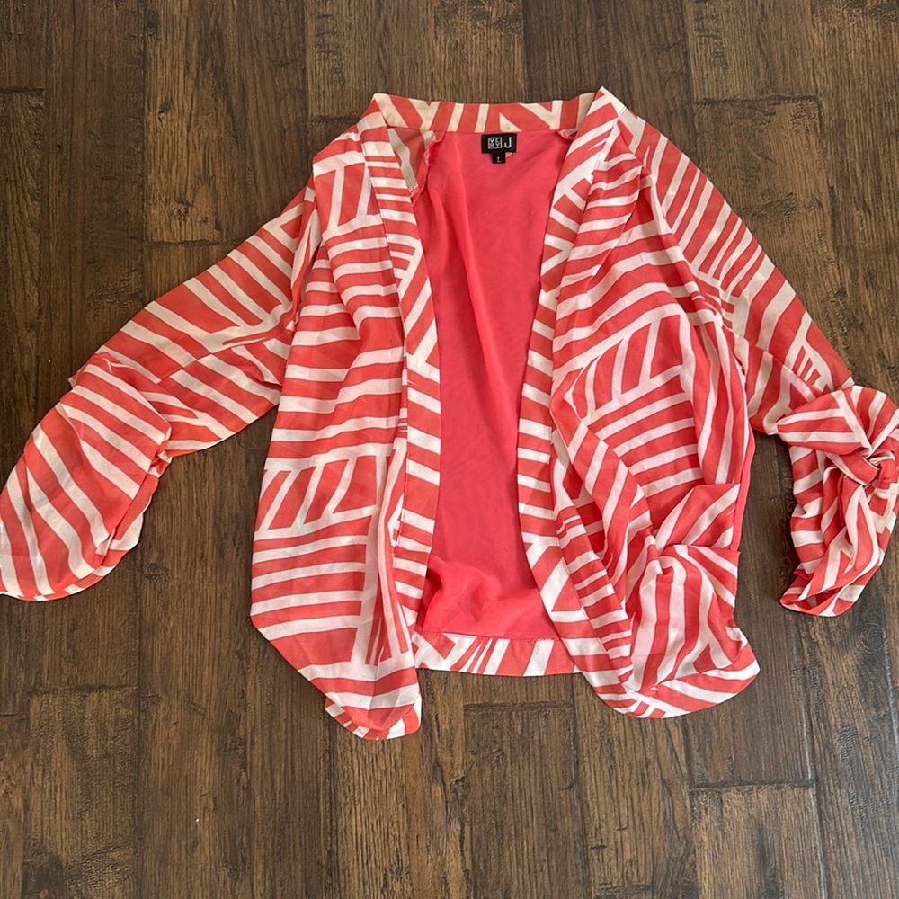 Geo print cardigan
